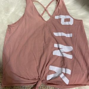 PINK tank top Size L